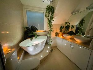 Lights in Bathroom- click for photo gallery